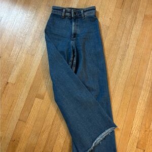 Zara Dark Blue Flare Women's Jeans